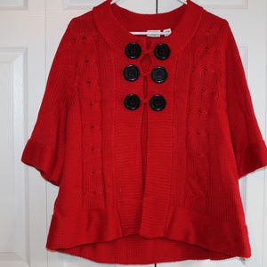 Cato Woman Size 18/20 Cute Red Sweater